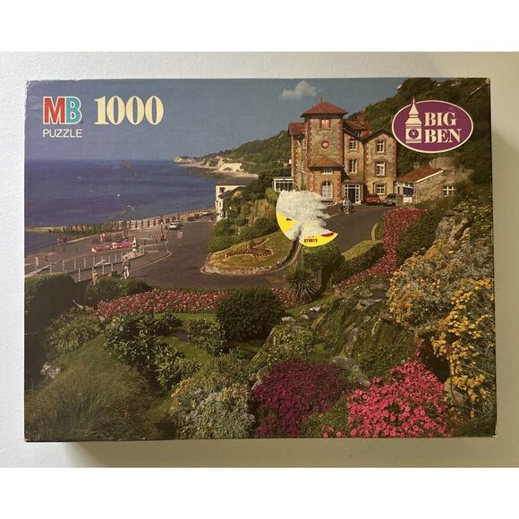 1996 MB Big Ben 1000 Piece Jigsaw Puzzle Isle Of Wight United Kingdom SEALED - Picture 1 of 2